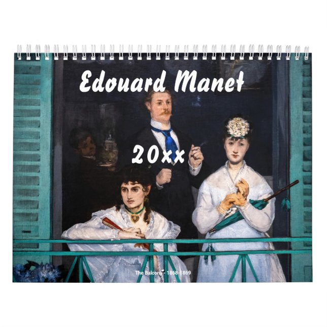 Calendário Seleção de Masteroides de Manet de Edouard (Capa)