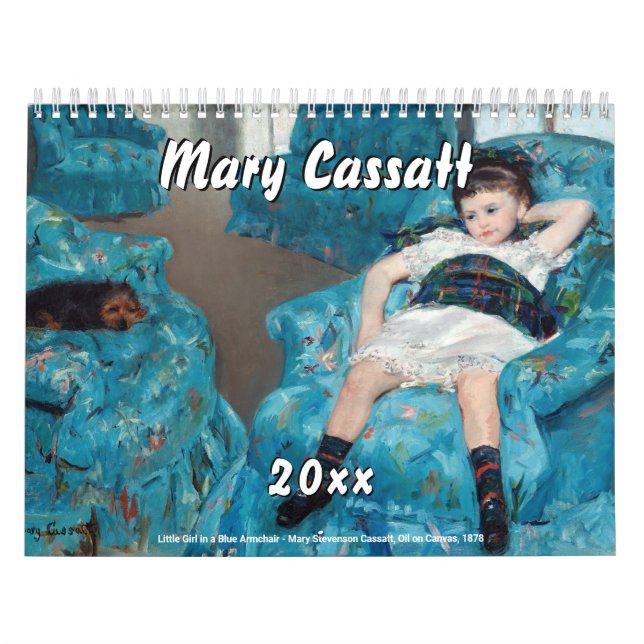 Calendário Seleção de Masteroides Mary Cassatt (Capa)