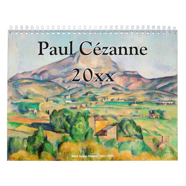 Calendário Seleção de obras de arte de Paul Cezanne (Capa)