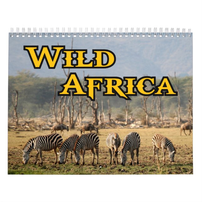 Calendário selvagem de África (Capa)