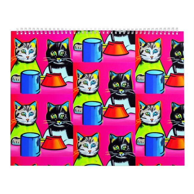 Calendário Selvagem de Gatos (Capa)
