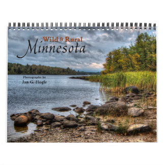 Calendário selvagem e rural de Minnesota