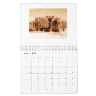 Calendário Sepia Angkor 2022