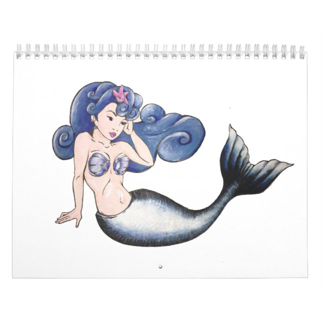 Calendário Sereia Rockabilly (Capa)