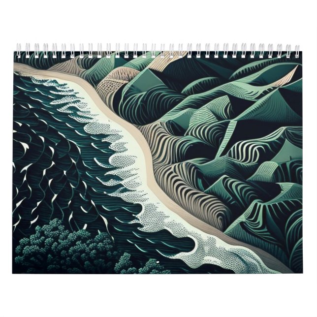 Calendário Serene Shores (Capa)