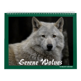 Calendário Serene Wolves