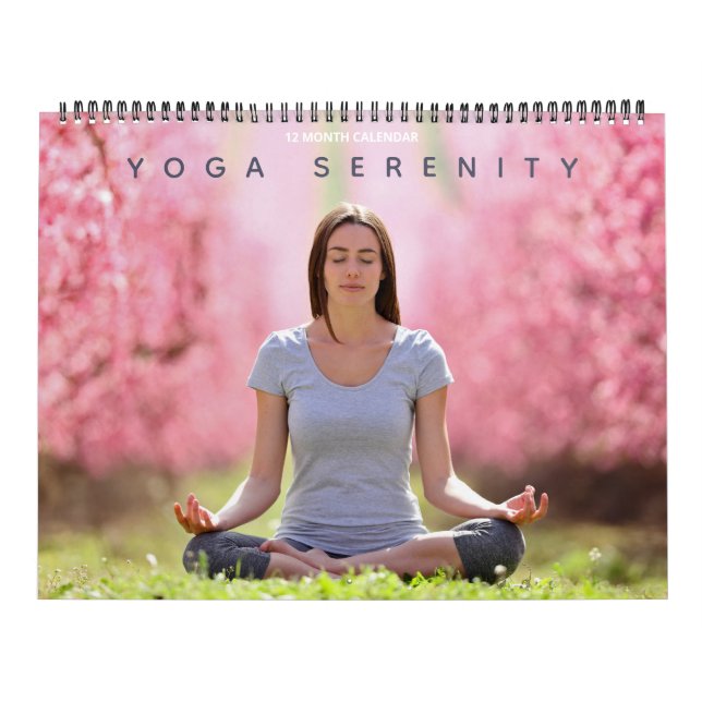 Calendário Serenidade do Yoga (Capa)