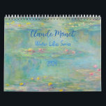 Calendário Série Claude Monet Water Lily 2024<br><div class="desc">Claude Monet é mestre da arte, conhecido como padre do impressionismo, Monet foi nascer na França em 1840 e morreu em 1926. Ele pintou a natureza à medida que a percebia. Sua série de lírios-d'água encarna seu amor pela natureza e fascínio pela luz que ele incorporou em grande parte de...</div>