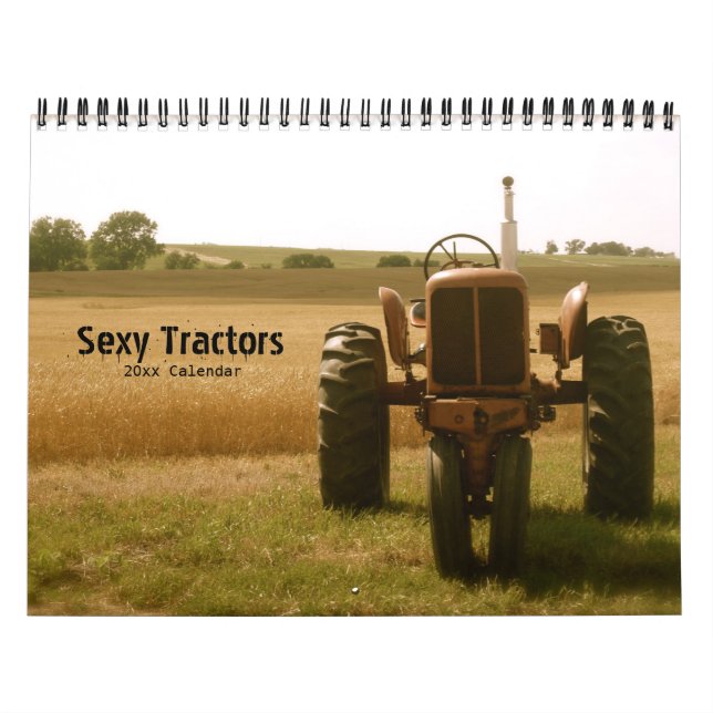 Calendário ""sexy"" do trator: Personalize o ano (Capa)