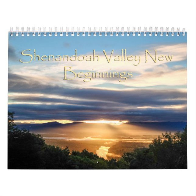 Calendário Shenandoah Valley New Beginnings Sunrise Calendári (Capa)