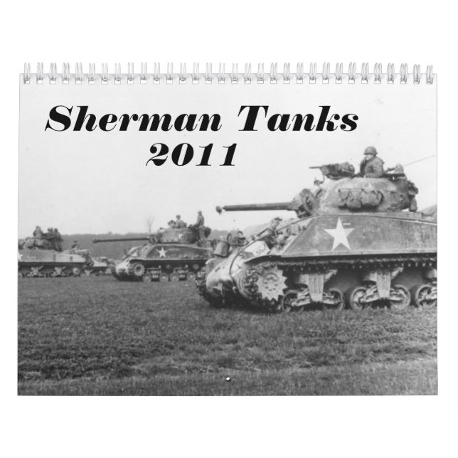 Calendário Sherman Tank Calendar (Capa)