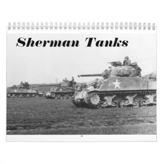 Calendário Sherman Tank Calendar