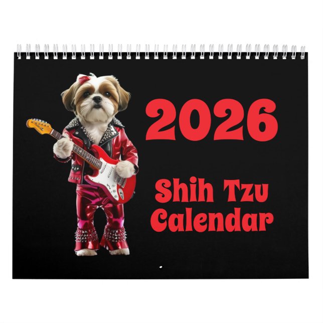 Calendário Shih Tzu (Capa)
