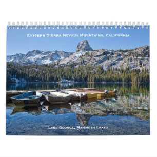 Calendário Sierra Oriental, Mammoth Lagos, CA