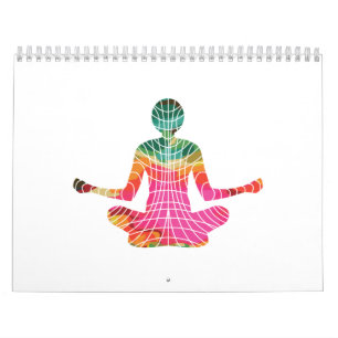 Calendário Símbolo de Meditação Geométrica Sagrada de Yog