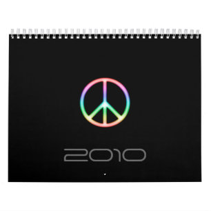 Calendário Símbolo de paz impressionante