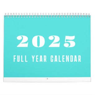 Calendário Simples 2025 Minimalista