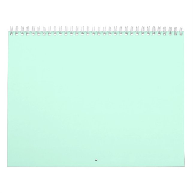 Calendário simples e mínimo personalizado pastel personalizad (Capa)