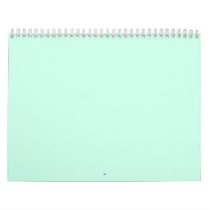 Calendário simples e mínimo personalizado pastel personalizad