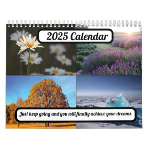 Calendário simples Quatro estações 2025