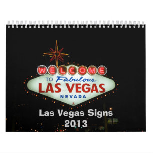Calendário Sinais de néon de Las Vegas