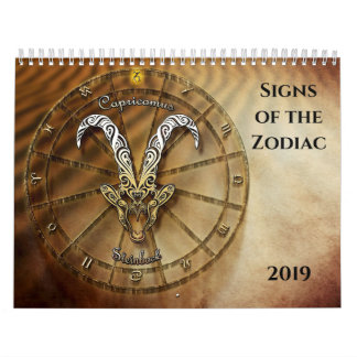 Calendário Sinais do zodíaco