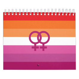 Calendário Sinalizador do Orgulho Lésbico WLW