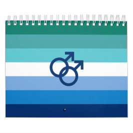 Calendário Sinalizador do Orgulho Maleável do Gay MLM