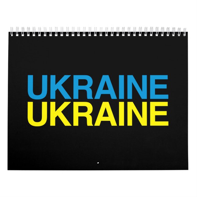 Calendário Sinalizador UCRÂNIA (Capa)
