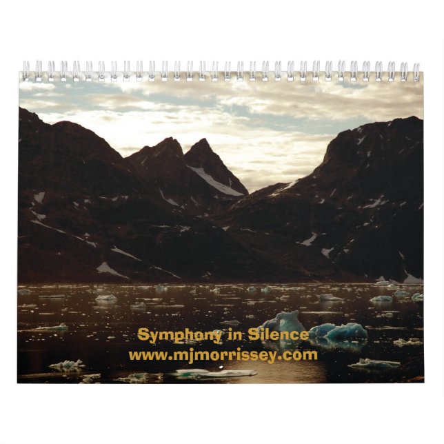 Calendário Sinfonia no silêncio (Capa)