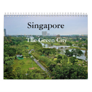 Calendário Singapura - A Cidade Verde
