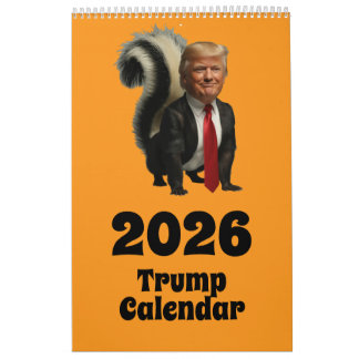 Calendário Single Page Trump Calendar