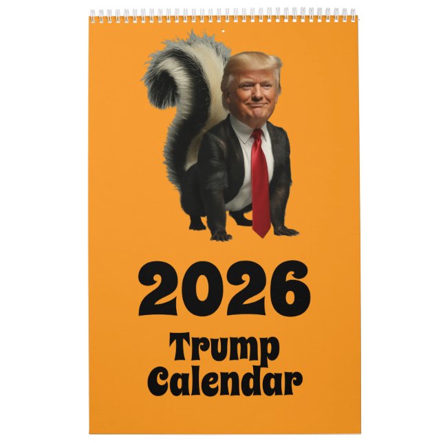 Calendário Single Page Trump Calendar (Capa)