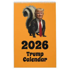 Calendário Single Page Trump Calendar
