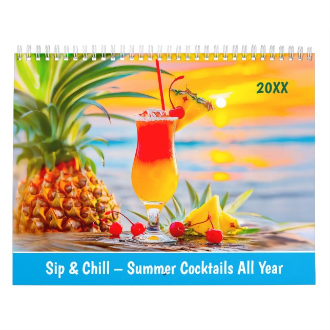 Calendário Sip & Chill – Summer Cocktails All Year (Capa)