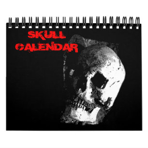 Calendário Skull Fantasy Art Heavy Metal