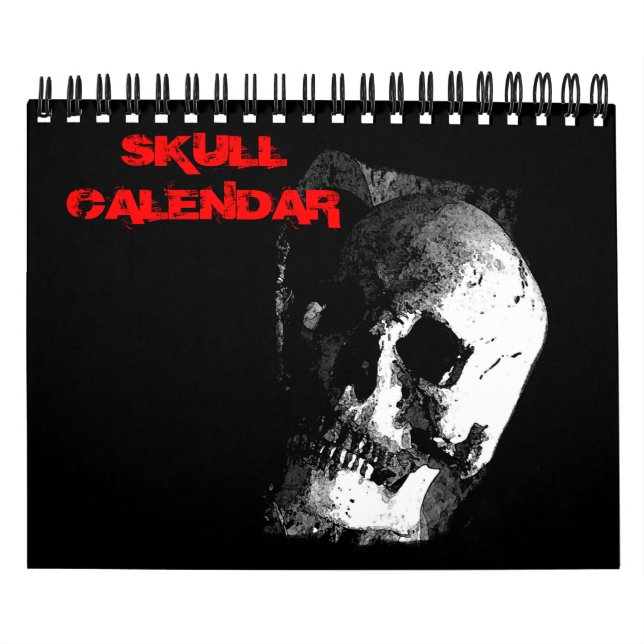 Calendário Skull Fantasy Art Heavy Metal (Capa)