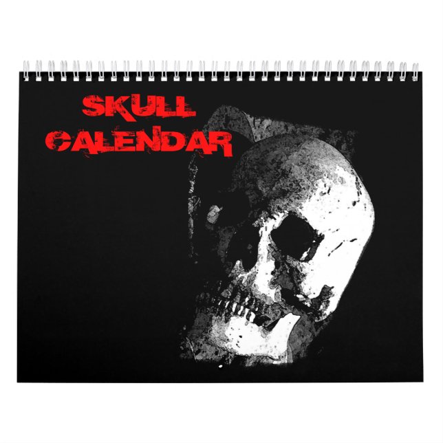 Calendário Skull Fantasy Art Heavy Metal (Capa)