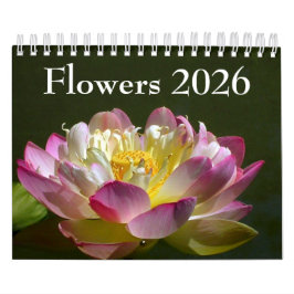 Calendário Small Flowers 2026 Calendar