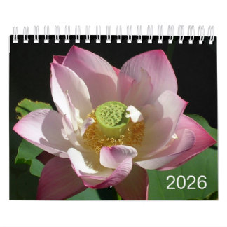 Calendário Small Flowers Calendar 2026
