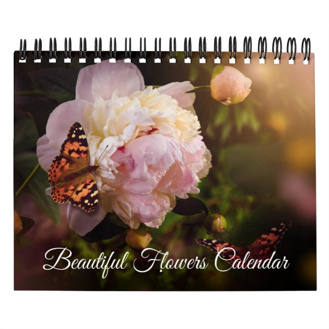 Calendário Small Size Beautiful Flowers Calendar (Capa)
