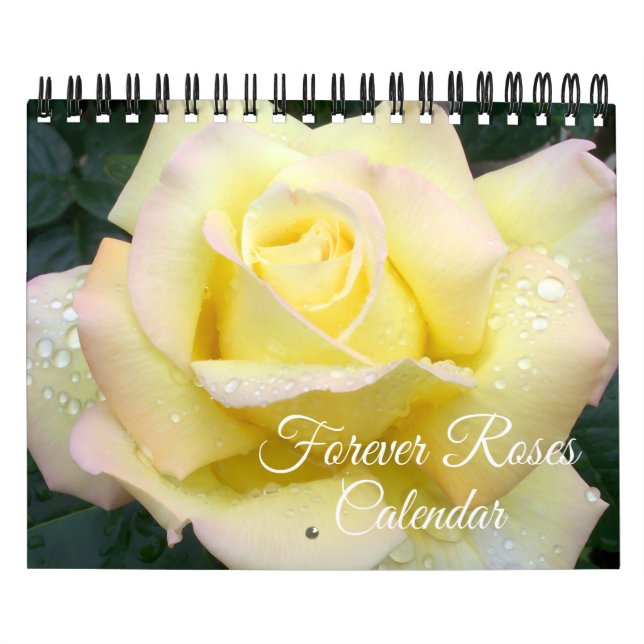 Calendário Small Size Forever Roses Calendar (Capa)