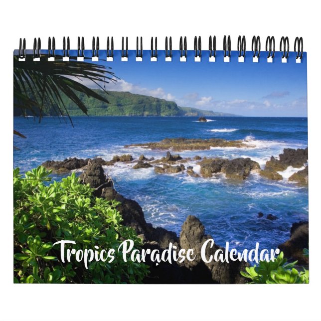 Calendário Small Size Tropics Paradise Calendar (Capa)