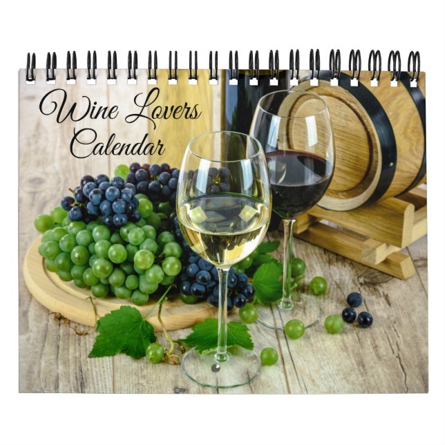 Calendário Small Size Wine Lovers Calendar (Capa)