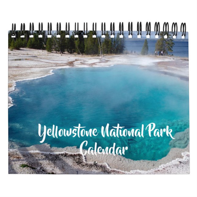 Calendário Small Size Yellowstone Park Calendar (Capa)