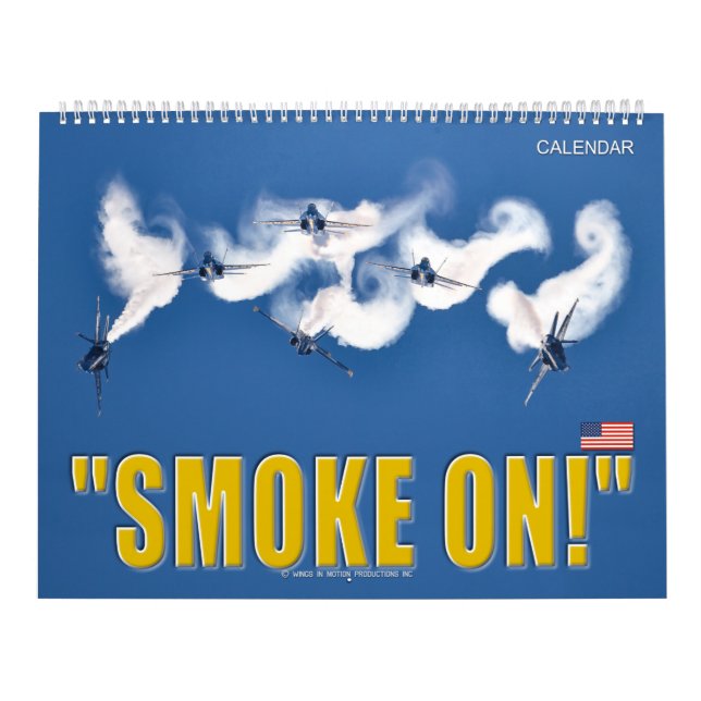 Calendário "SMOKE ON!" - Equipe de Manifestação Naval dos EUA (Capa)