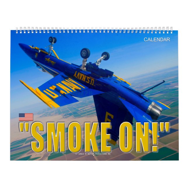 Calendário "SMOKE ON!" - Equipe de Manifestação Naval dos EUA (Capa)