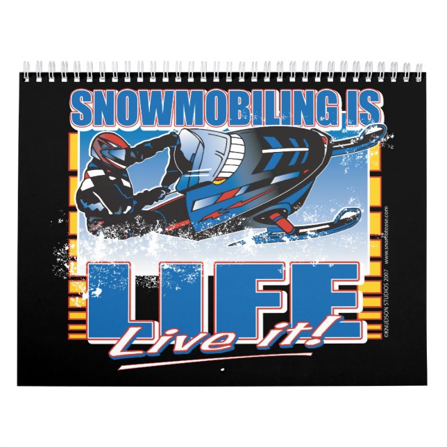 Calendário Snowmobile Calander (Capa)