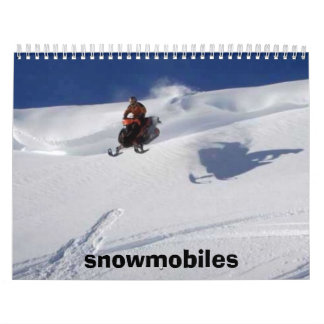Calendário snowmobiles
