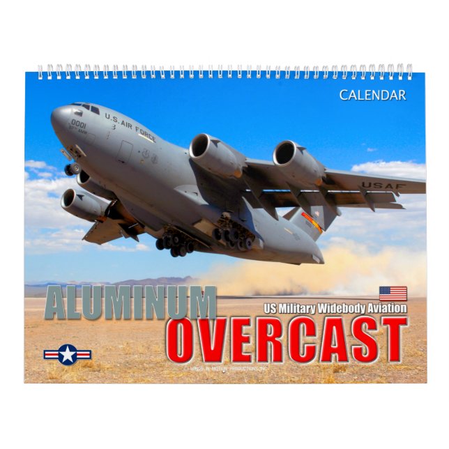 Calendário SOBRECAST DE ALUMÍNIO - Aviação militar norte-amer (Capa)